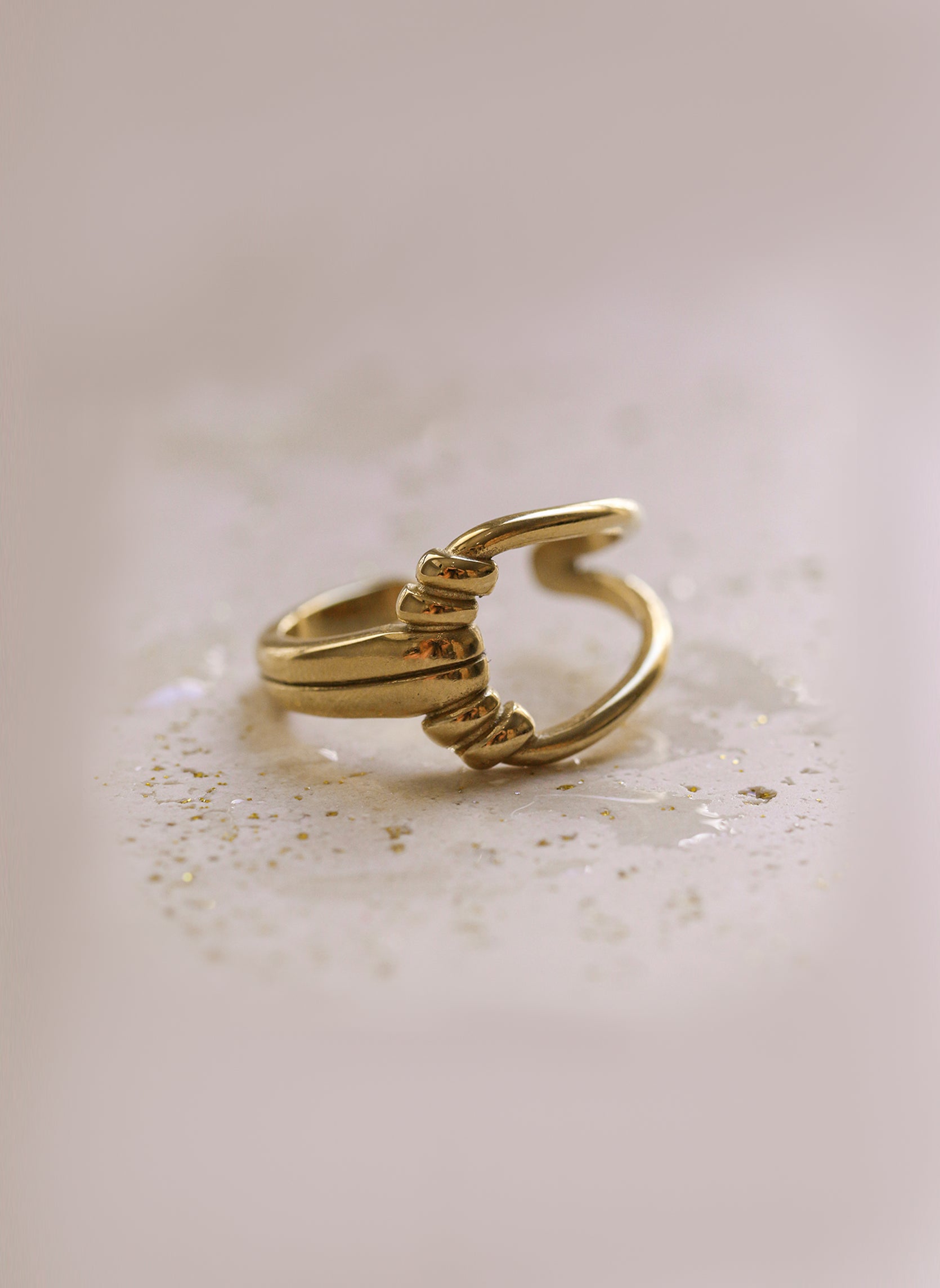 Bague large Agave
